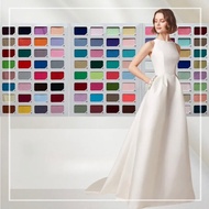 Satin Wedding Dress Satin Fabric Solid Color Dress Satin Glossy Thick Satin Handmade DIY Home Fabric