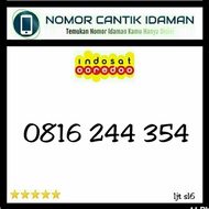 kartu perdana Nomor Cantik IM3 10 Digit seri 0816 244 354 sli6