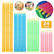 【24條裝】袋子保鮮密封棒 膠袋零食防潮封口夾 奶粉袋封口條 廚房用食品袋防潮夾子封口器 食品收納密封夾 防潮保鮮夾子 韓式保鮮密封棒