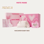 (EXCLUSIVE VOUCHER) - Macaron Baby Box gift Combo - Macaron MATEMADE Handbag + Charm Promise + 2geth
