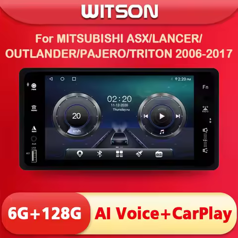 WITSON Android 13 AI VOICE Car Radio For MITSUBISHI ASX LANCER OUTLANDER PAJERO TRITON 2006-2017 Mul
