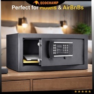 EcoChamp Digital Safe Box Safety Box for Hotel AirBnB  Security Safebox Money Cash Jewellery Home Lo