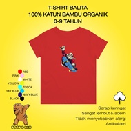 KIDS CHRISTMAS CLOTHES 0-9 YEARS 8 COLORS - KIDS TEE SANTACLAUS SANTA SKATE - ANTI-BACTERIAL CHRISTM