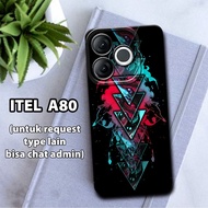 CC20 Flexible rubber softcase for ITEL A80/ Motif abstark/case ITEL A80/kesing ITEL A80/silicon ITEL