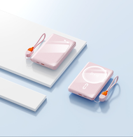 【China CCC】พาวเวอร์แบงค์ แบบแม่เหล็ก 20000 mAh พาวเวอร์แบงค์ไร้สาย พาว์เวอร์แบงค์ แบตสำรองไร้สาย ชาร