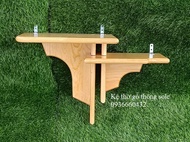 KỆ BÀN THỜ CÔNG GIÁO GỖ THÔNG SOLE 2 TẦNG KÍCH THƯỚC 50x25(CM) 40CM 30CM KỆ THỜ CÔNG GIÁO