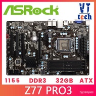 ASROCK Z77 Pro3 Desktop Motherboard Z77 Socket LGA 1155 DDR3 32GB ATX Original Used Mainboard
