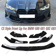 Front Bumper Splitter Lip Spoiler Diffuser For BMW G80 G81 G82 G83 3.0T Real M3 M4 M Competition 202