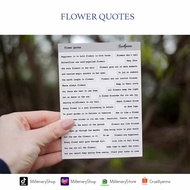 Flower Quotes/Quotes Aesthetic
