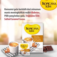 Tropicana Slim Salted Caramel Cocoa Drink 4sachet Non Coffee Latte Chocolate Chocolate
