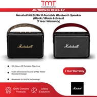 Marshall KILBURN II Portable Bluetooth Speaker (Black / Black &amp; Brass) (1 Year Warranty)