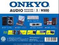 日本 迷你食玩  Kenelephant ONKYO Audio Miniature Collection 微型 Hi Fi音響喇叭卡式機 cassette 玩具 3種 扭蛋