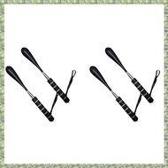 (C Z G L) 4X Shoe Horn Handle, Retractable Shoe Horn, Stainless Steel Shoe Horn Handle Shoe Lift Sho