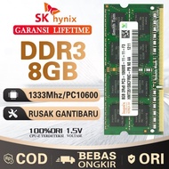 BARANG TERLARIS RAM LAPTOP HYNIX SODIMM 8GB DDR3 10600/ DDR3-1333 8G