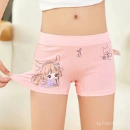 Underwear Children Class A Boxer Briefs Kids Brand 4 Female Students Girls Girls Strips Pure Cotton 