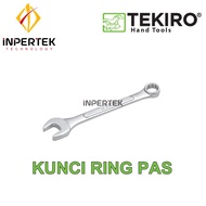 TEKIRO SATUAN Kunci Ring Pas 6 7 8 9 10 11 12 13 14 mm Combination