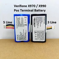 Verifone X990 / X970 POS terminal Pos Receipt Printer Scan Machine Rechargeable Lithium-ion Battery 