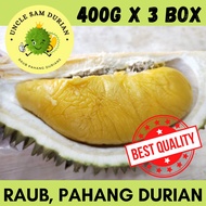 [Uncle Sam Durian] 1.2kg Dehusked Mao Shan Wang/Black Gold Durian from Raub, Pahang [XXXO BUNDLES AVAILABLE NOW!]