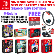 Nintendo Switch OLED / V2 Enhanced Edition with Free games+Ringfit (SX CORE)
