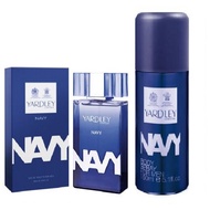 Yardley London NAVY EDT Perfume (100ml) & Body Spray(150ml) Set–For Men