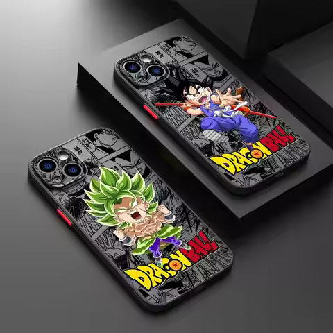 Dragon Ball Broly Goku Back Phone Cover Case for iPhone 15 Plus XS 14 11 17 Air 12 17 16 Pro Max 16e