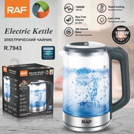 Transparent Glass 2.5L Electric Kettle Automatic Large Capacity Multifunctional Water Boiler