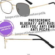 #6639 SALE kacamata photocromic anti radiasi bluecromic hanya kacamata