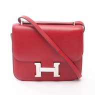 【二手】愛馬仕 (Hermes) Constance 3 Mini Rouge Garance 皮革女背包