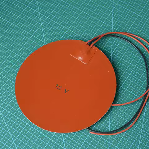 120mm /150mm /160mm /180mm /200mm /250mm /300mm Round silicon rubber heating plate Heater heating pa