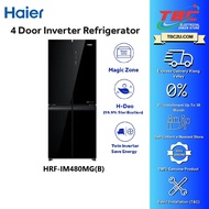 Haier 480L 4 Door Gemstone Blue Refrigerator Twin Inverter Wet & Dry Zone Fridge HRF-IM480MM(BL)