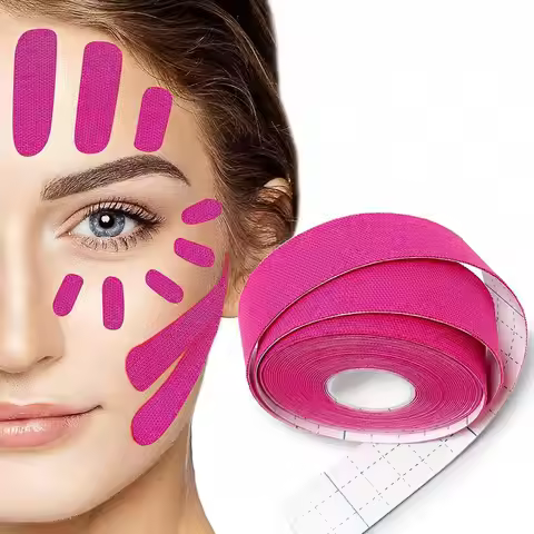 2.5/5CMX5M Tape for Face V Line Neck Eyes Lifting Tape Wrinkle Remover Sticker Facial Bandagem Elast