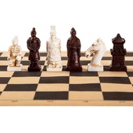 Medium Terracotta riors Resin Chess Pieces Creative 3d Character Modeling To Do Old Leather Chessboa