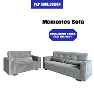 Nordic Memories Modern Sofa Murah Furniture 2 Seater 3 Seater Sofa Living