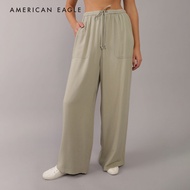 American Eagle Wide-Leg Drawstring Pant กางเกง ผู้หญิง ขายาว ไวด์เลก (EWJP 032-5188-341)