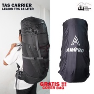 Tas gunung hiking camping carrier Aimpro Legion 65 Liter