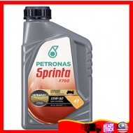 100% Local Original Petronas Sprinta F700 15W-50 Semi Synthetic F900 4T Motor Engine Oil Minyak Hita