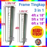 (FREE DELIVERY) Frame Tingkap 3in1 *18"x48"/18"x60"/18"x72") (TTC)