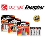 ENERGIZER MAX AA 1.5V ALKALINE BATTERIES 2 PCS (E91BP2) / 4PCS (E91BP4) / 8PCS (E91BP8) UnjK