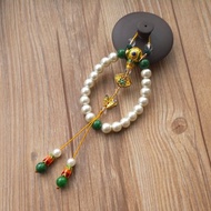Eighteen Sons Pressed Lapel Cheongsam Pendant Tassel Handmade Classical Chinese Style Qing Palace Ac