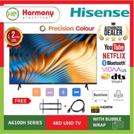 (FREE DELIVERY KL + HDMI + BRACKET] HISENSE 50A6100H 50" 4K UHD LED Smart TV A6100H Series