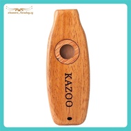 [eleanore_faraday.] Kazoo Flute Wooden Kazoo Instruments Patry Musical Instrument for Kids Beginner 