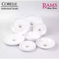 HOT🔥CORELLE 16PCS ROUND DINNER SET-PLUM