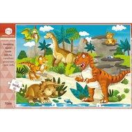 Jigsaw Puzzle ตัวต่อจิ๊กซอว์ 500 ชิ้น T066 Cartoon การ์ตูน Dinosaur รูปไดโนเสาร์ MagicLand6