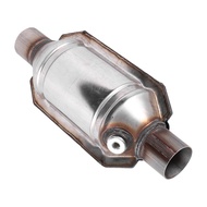Inlet/Outlet Universal Catalytic Converter with O2 Port & Heat Shield 53004 Car Stainless Steel Cata