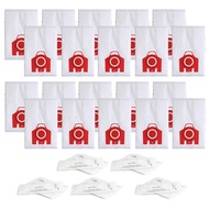 20Pack Replacement FJM 3D Efficiency Dust Bag for Miele S200S300S600S4 S6 Compact C2 C1 Serie Canist