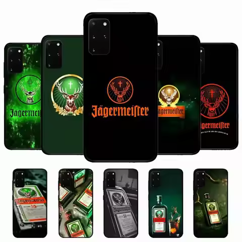 J-Jagermeister Phone Case For Samsung S 24 fe 25 Ultra plus 20 lite 21 30 22 23 24 22 Ultra 5G Funda