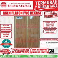 Plafon Pvc 20cm Urat Kayu Lis Gold 2 Grosir Motif Minimalis SNI Plapon