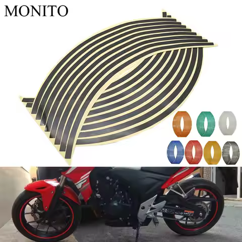 Motorcycle Wheel Sticker Reflective Decals Rim Tape Strip For Suzuki GSXR GSX-R 600 750 1000 K2 K3 K