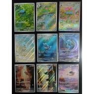 Charizard, Venusaur, Blastoise 151 SIR evo line complete 9 set [Near Mint]