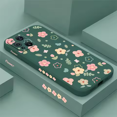 For OPPO R9 R15 Find X3 Neo X2 X5 Lite R17 Pro F17 F15 F19 F11 F9 Case Fashion Flower Floral Pattern